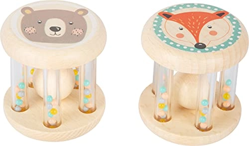 Animals Rattles - 0 months and up Wood set of 2