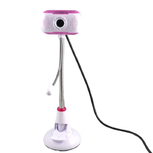 USB 2.0 Webcam - Rotatable 4 LED Suction Cup Base