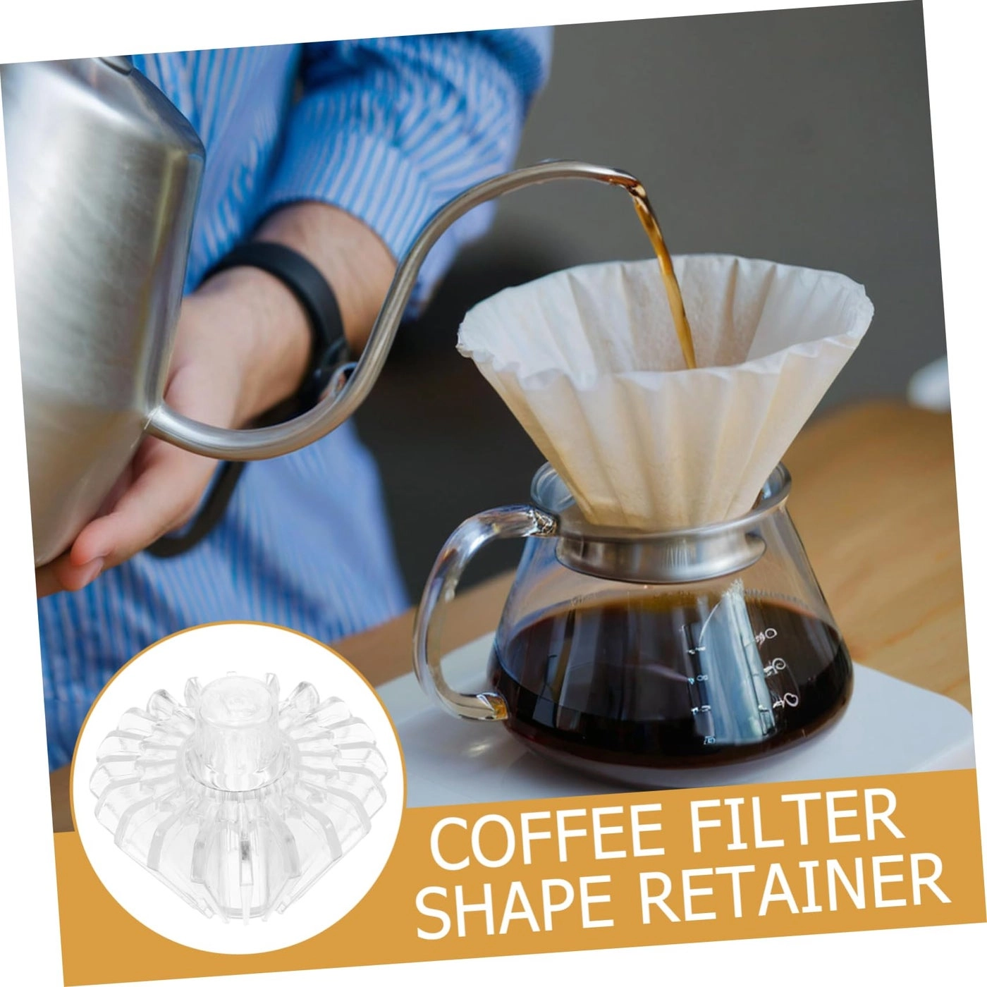 Coffee Filter Shape Retainer