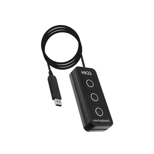 3 Key USB Programmable Keyboard - Wired