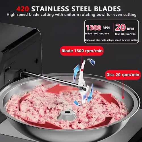 Commercial Filling Vegetable Chopper - 5.5L 250W