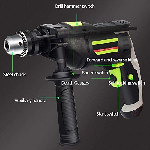 Hammer Drill - 750W 2800 RPM 13mm Keyed Chuck