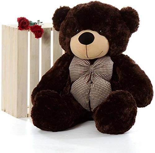 Panda Bear Teddy 30 cm Dark Brown