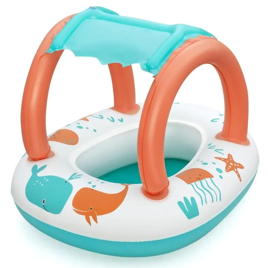 Lil Animal Baby Inflatable Floating Boat - animal 71 x 55 cm