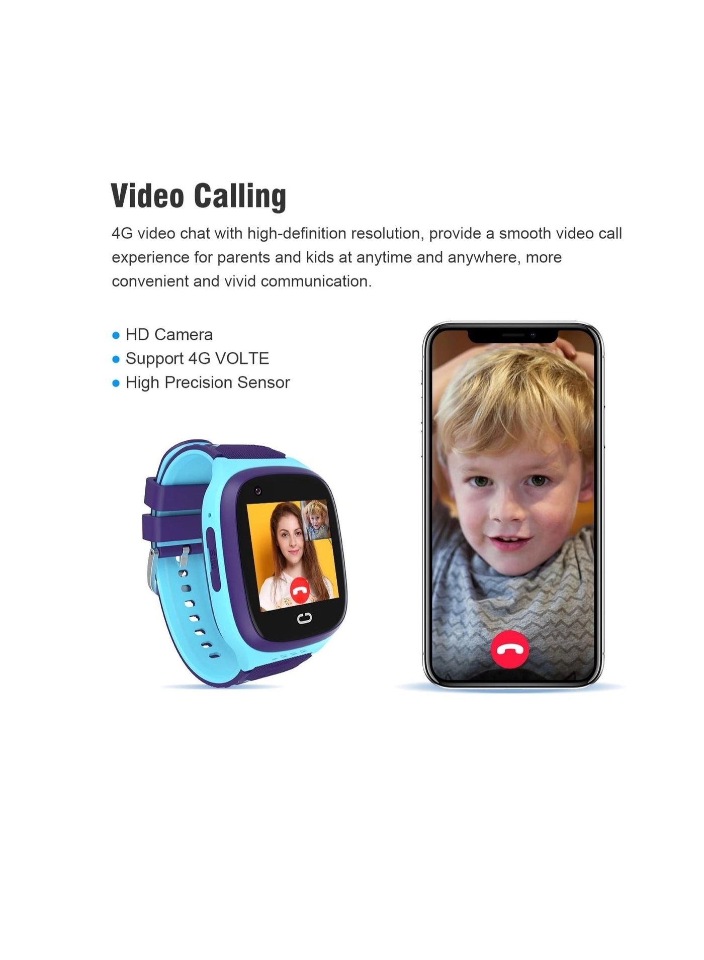 Kids Smart Watch Plastic LTE GPS