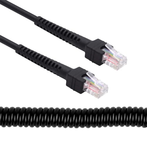 RJ45 Cat6 8P8C UTP Coiled Cable - 2.0M