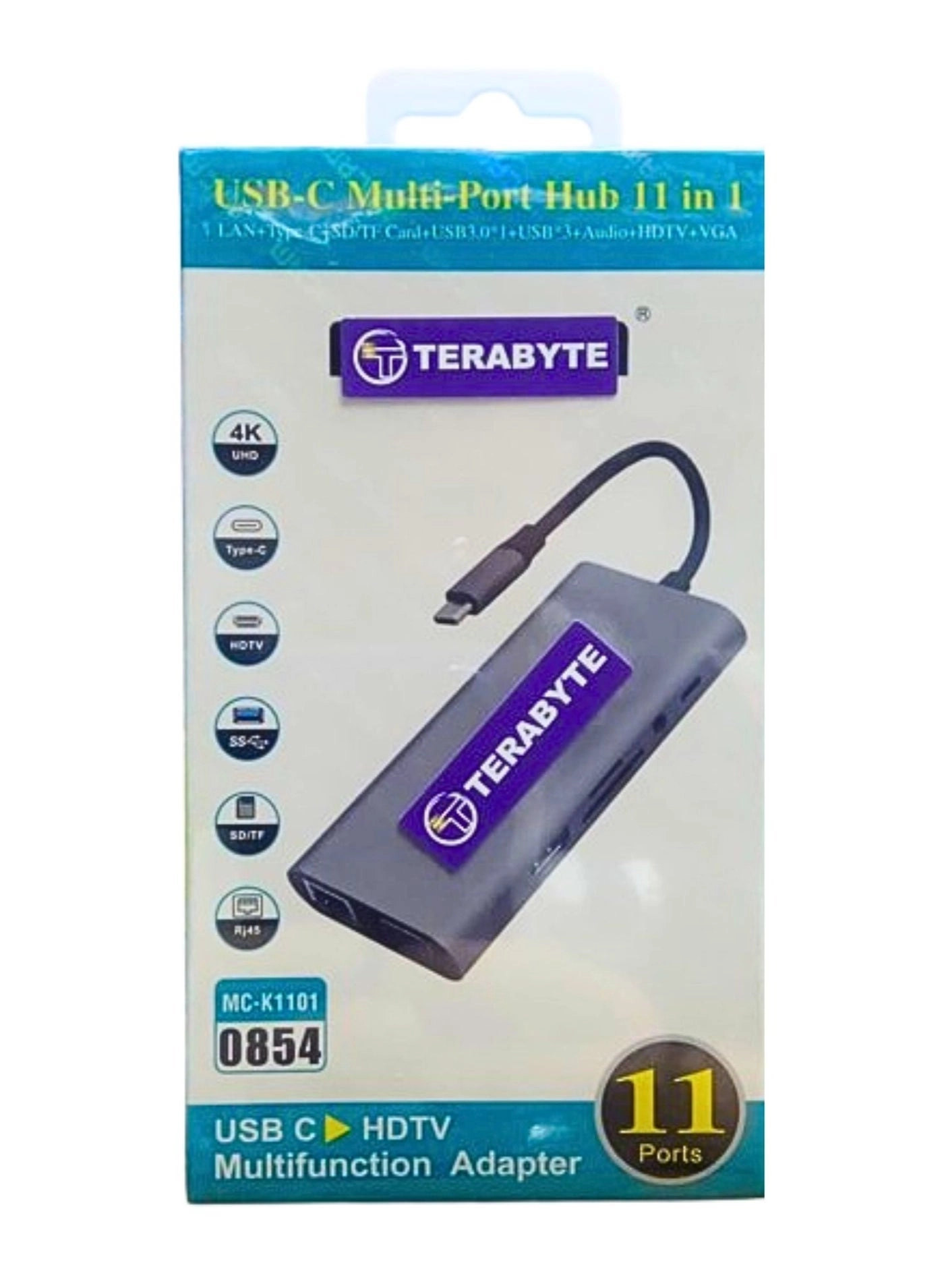Terabyte USB-C Multi-Ports Hub - 11 in 1 4K 60Hz