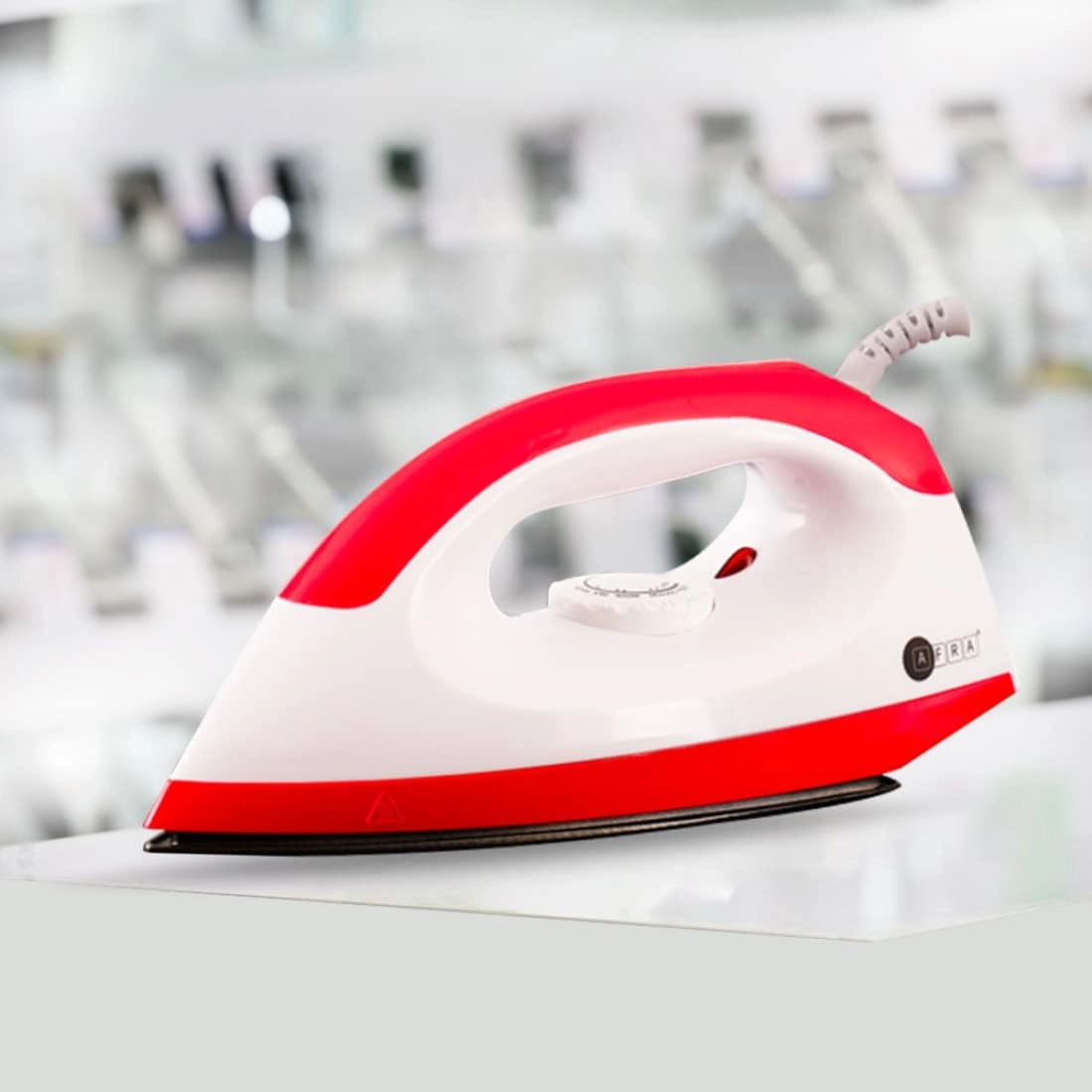 Afra Japan Dry Iron - 1000W WHITE/RED