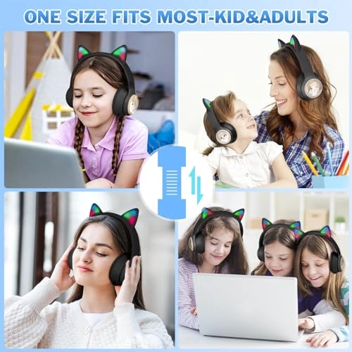 Bluetooth Cat Ear Headphones Wireless Headphone