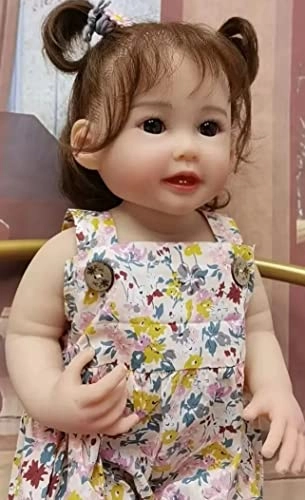 TERABITHIA Reborn Baby Doll - 22inches(55cm) Silicone Ages 3+