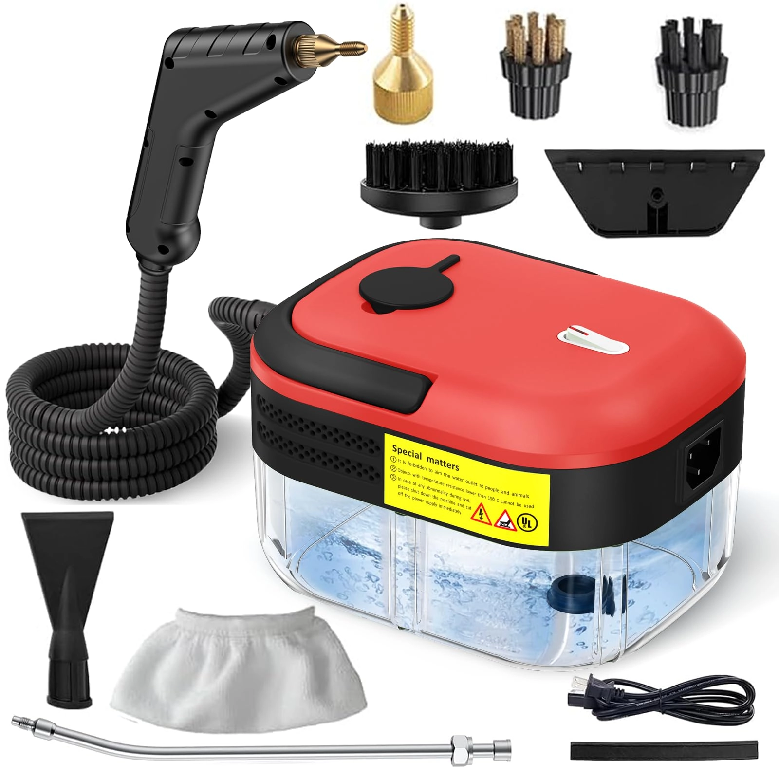 Hombasing 2500W Pulitore a Vapore Professionale - 4.5 BAR