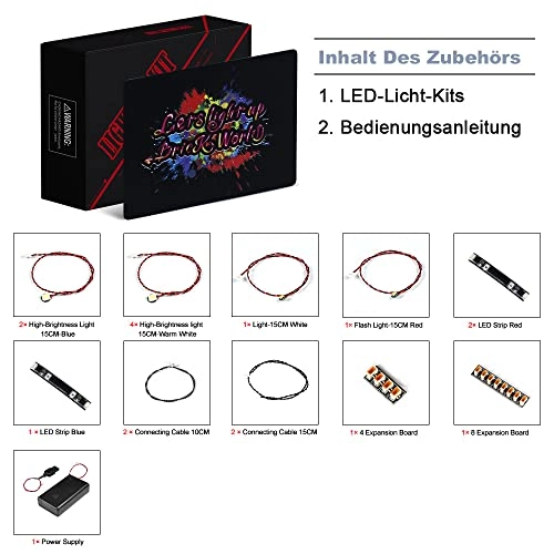 42155-Batman Batcycle - LED Light Set Battery Powered