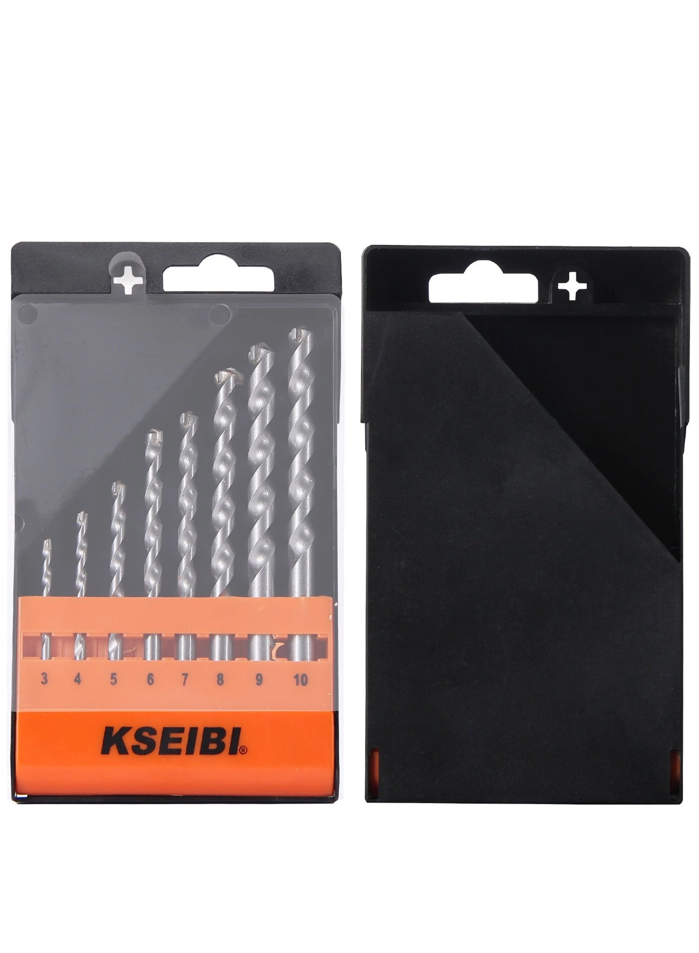 Concrete Drill Bits Set - tungsten carbide-tipped 8-piece