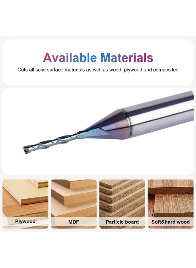 Up Cut Spiral Router Bit - 1/4 inch 1/16