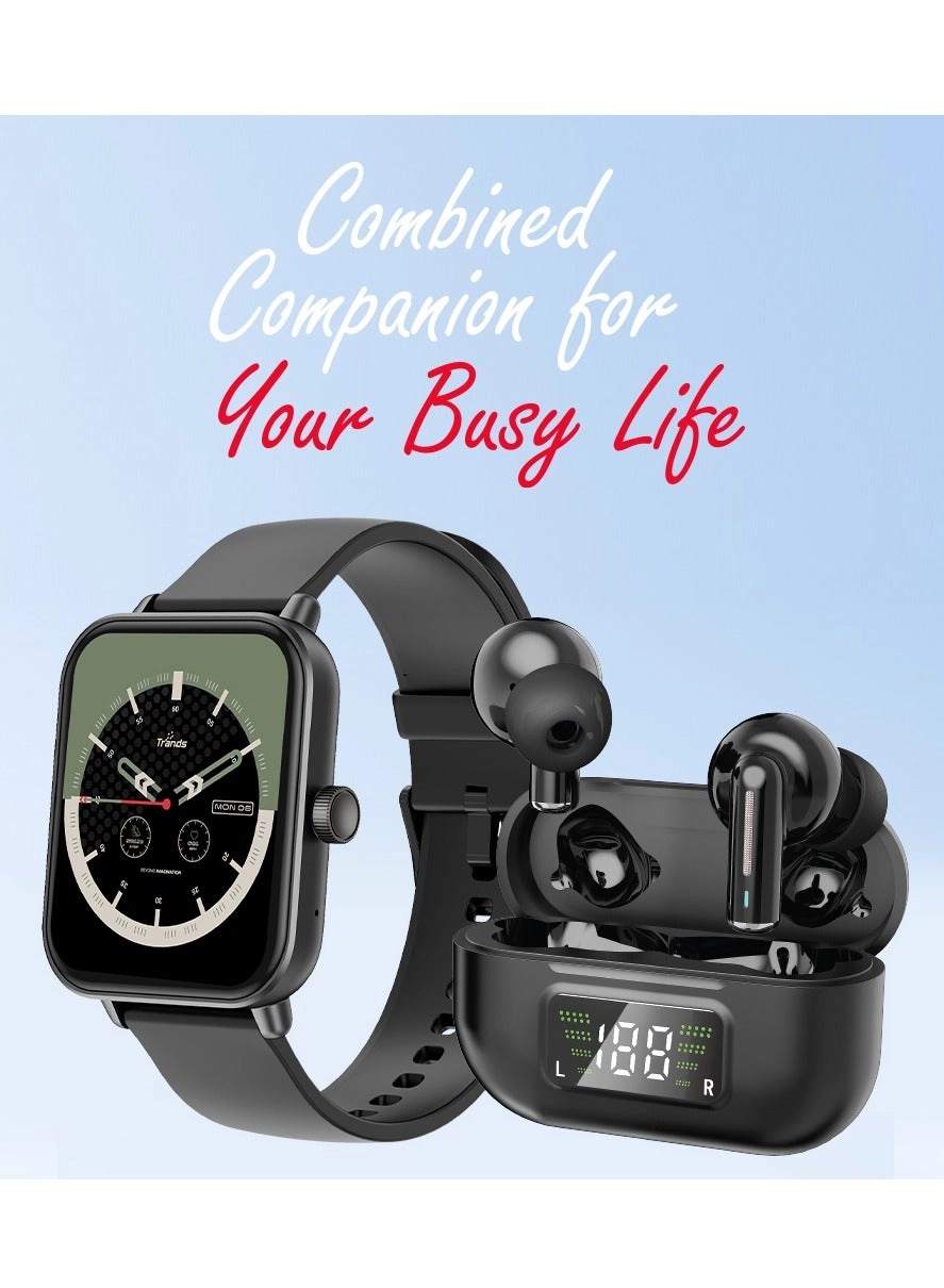 Smart Watch - 1.83 inches + Earbuds - V5.3