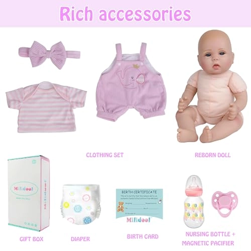 Reborn Baby Doll - 18 Inches Silicone Ages 3+