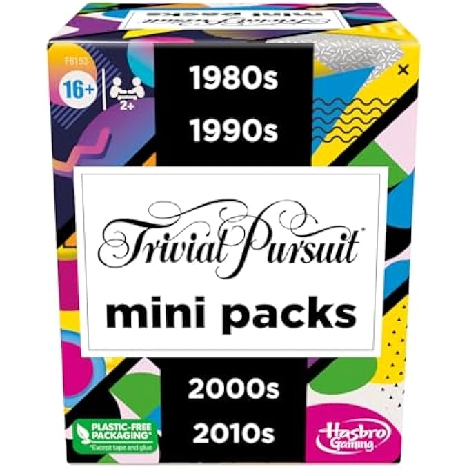 rayihni TRIVIAL PURSUIT MINI PACKS - MULTIPACK 4 Games