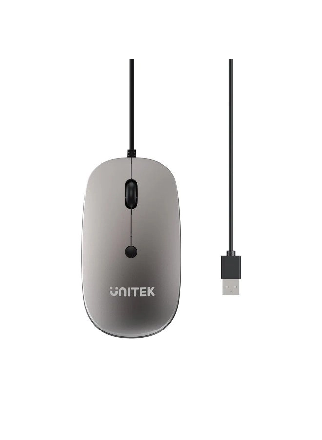 UNITEK SlimTrack Mouse - Wired