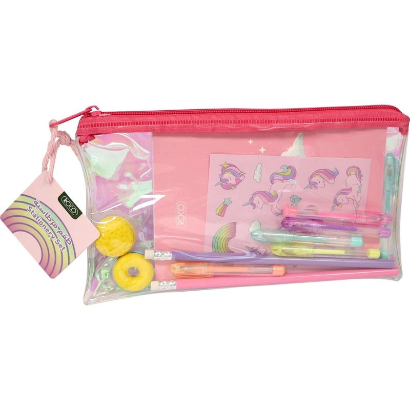 Roco Unicorn Stationery Set - 52 Pieces