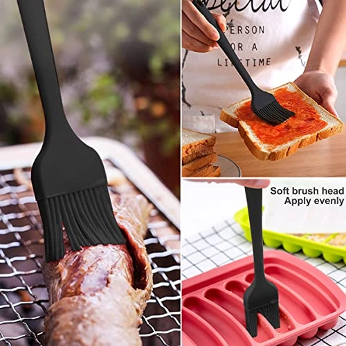 Air Fryer Loaf Pan + Air Fryer Pizza Pan + Steamer Rack + Skewer Rack + Egg Bite + Silicone Mat + Oil Brush + Silicone Spatula + Food Tong - Food-safe Grade Silicone, 304 Stainless Steel 9 piece(s)