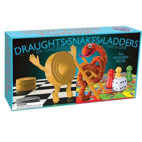 Draughts + Snakes & Ladders