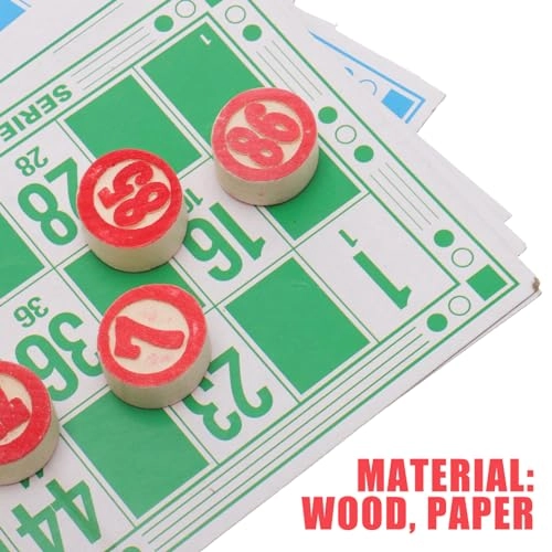 Russian Lottos - Wooden Travel Bingo Set