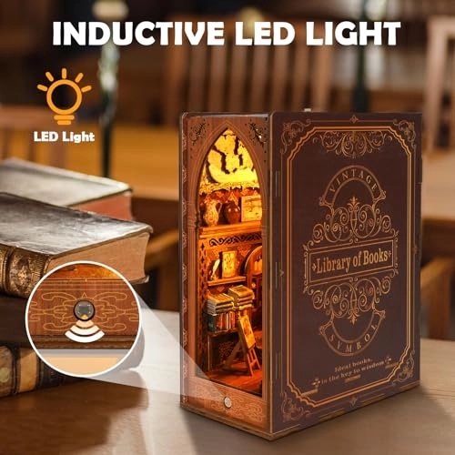 Book Nook Kit - DIY Wood LED light