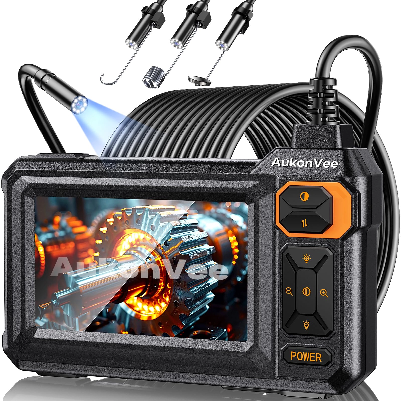 aukonvee Endoscope Camera - 16.5ft 0.31 inches