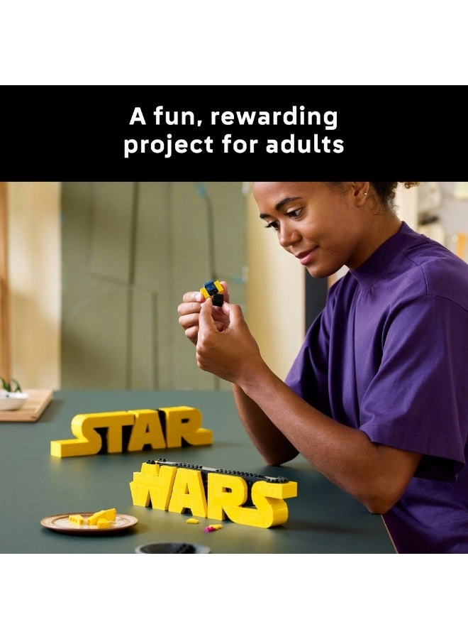 Star Wars Brick-Built Logo (75407)