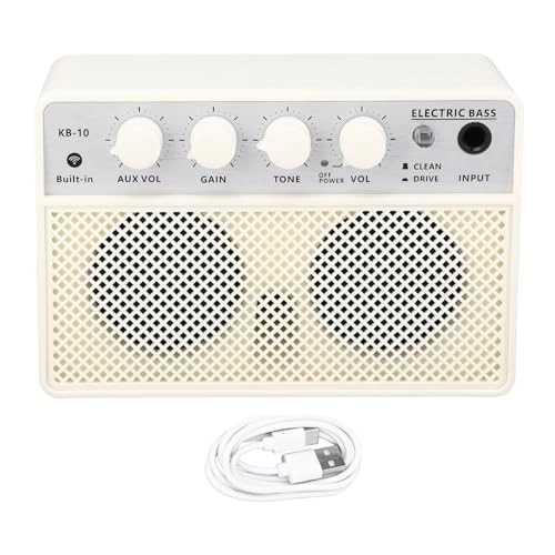 Electric Bass Amp - 10W 2000mAh Headphone Output