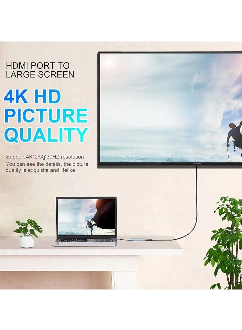 USB C Hub - 10-in-1 4K HDMI Ethernet