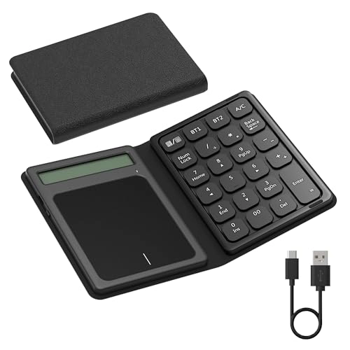 3-in-1 Number Pad - Bluetooth Rechargeable Touchpad