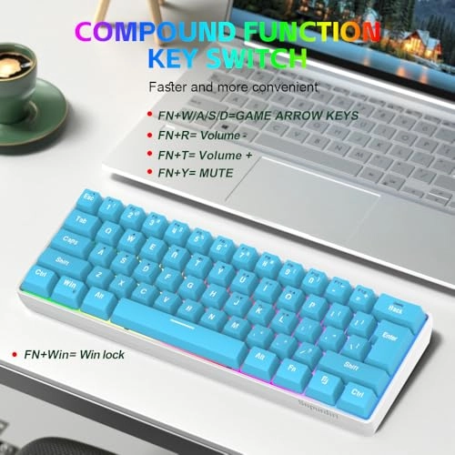 60% Wired Gaming Keyboard - USB-A