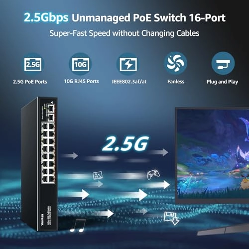 YS25-1602T-EU 18-ports