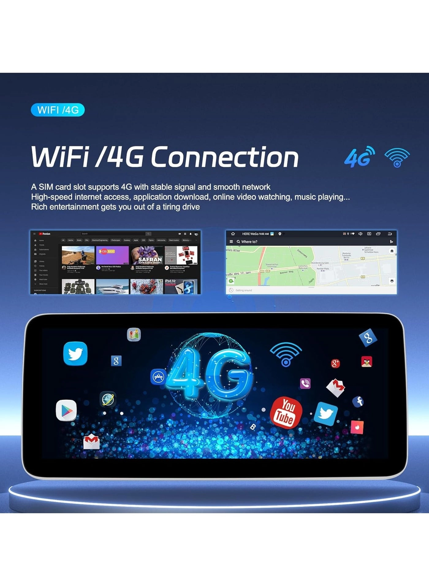 Android Screen - 12.3 inch