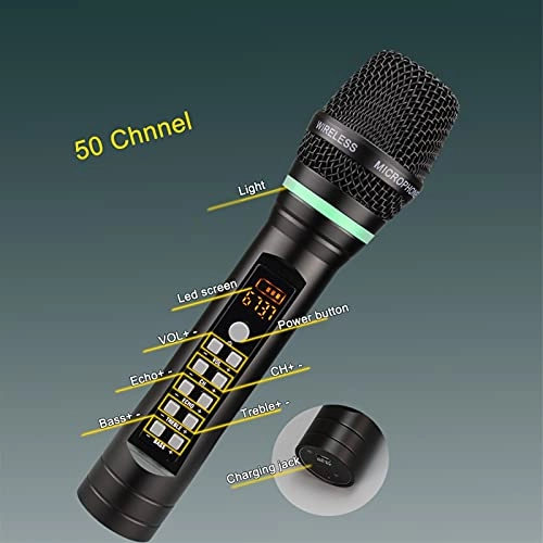 UHF Wireless Handheld USB+Wireless Microphone