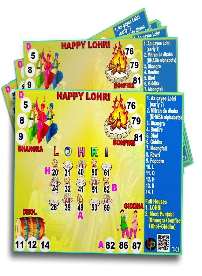 UltPult Tambola Lohri Tambola Tickets - 15 piece(s) English