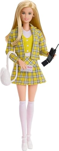Cher Collectible Doll - Yellow Check Suit Backpack Mobile Phone Ages 6+