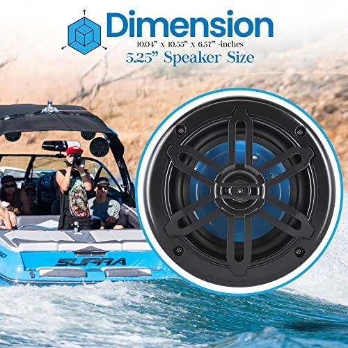 5.25” Waterproof Off-Road Speakers - 180 Watts