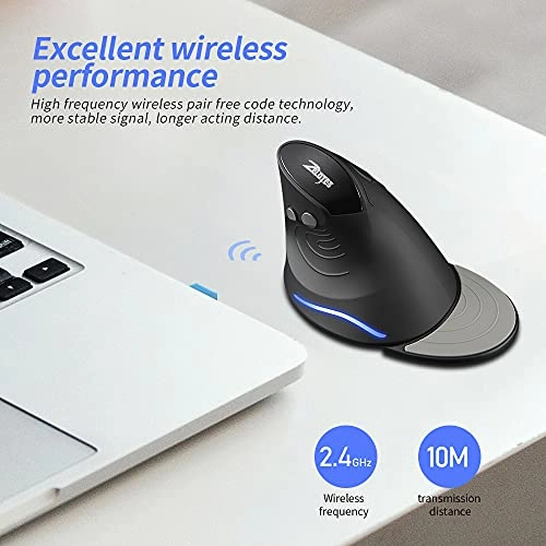 Vertical Ergonomic Mouse - Wireless