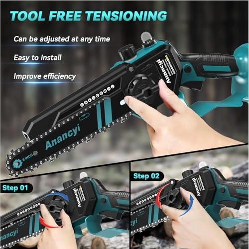Mini Chainsaw - 8000 mAh 6 Inches