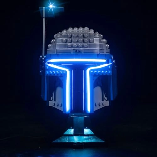 LocoLee Lighting kit - Compatible with LEGO 75408 Jango Fett Helmet LED