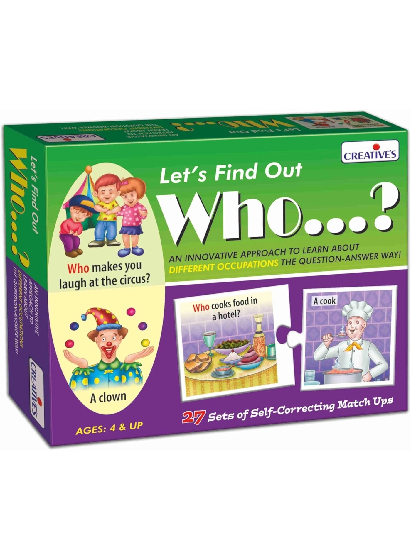Let's Find Out- Who - 4 - 6 years 40 pieces