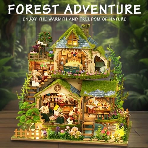 DIY Miniature House Kit - Forest Adventure