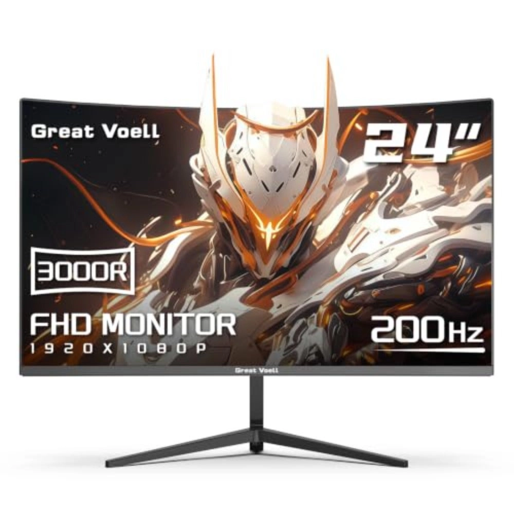 Generic Curved Gaming Monitor - 1920 x1080 24 Inch