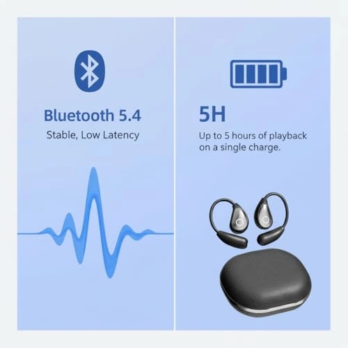 Open Ear Clip Headphones Wireless Headphone