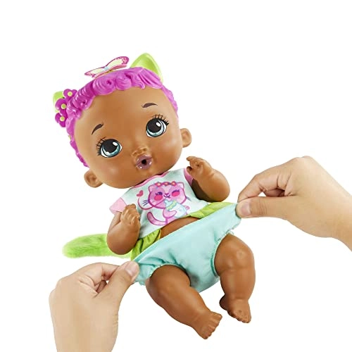 My Garden Baby Feed & Change Baby Kitten Doll - 12-in pink hair Ages 3+