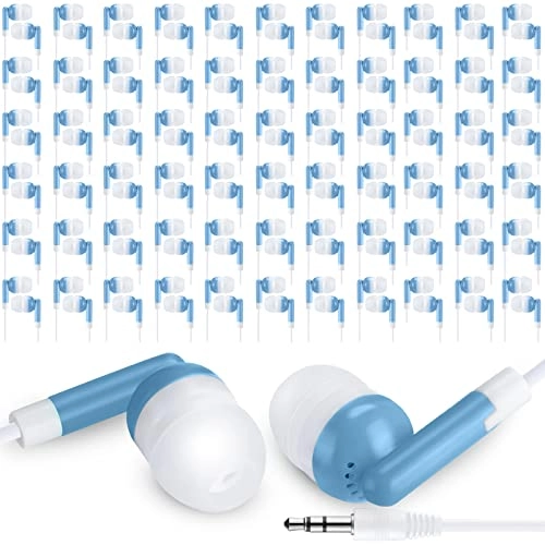 100 Pack Earbuds Wired Earbud
