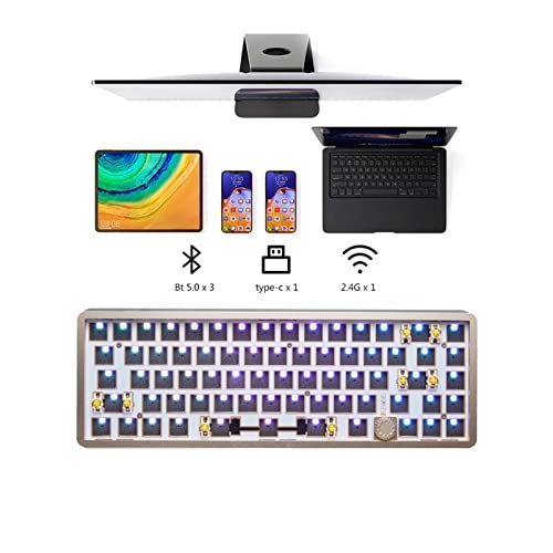 Gasket Aluminum Alloy Custom Keyboard - 65% Bluetooth USB-C