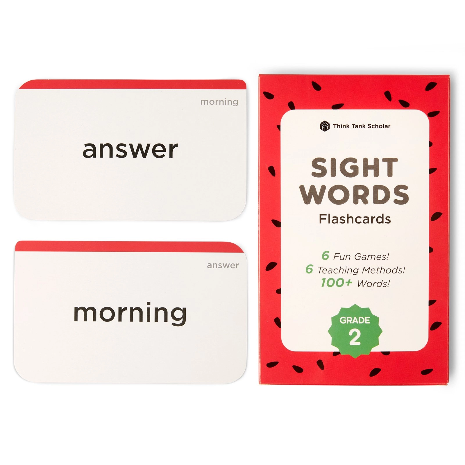Think Tank Scholar Sight Words Flash Cards - 4 years and up 100 pieces